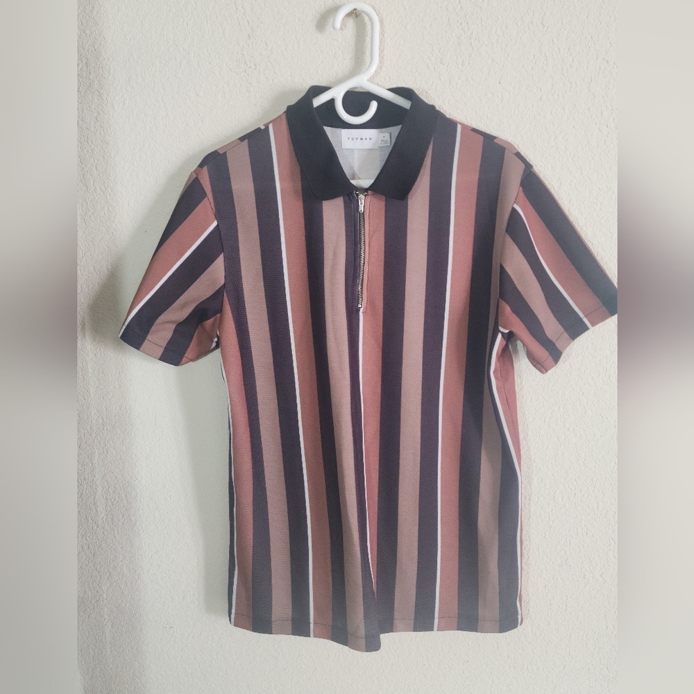 Topman zip Golf polo medium.   ‎   Bin 2